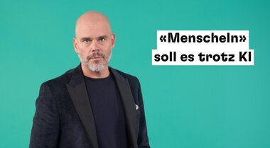 Simon Leu, Studienleiter Audio am MAZ: «Menscheln» soll es trotz KI